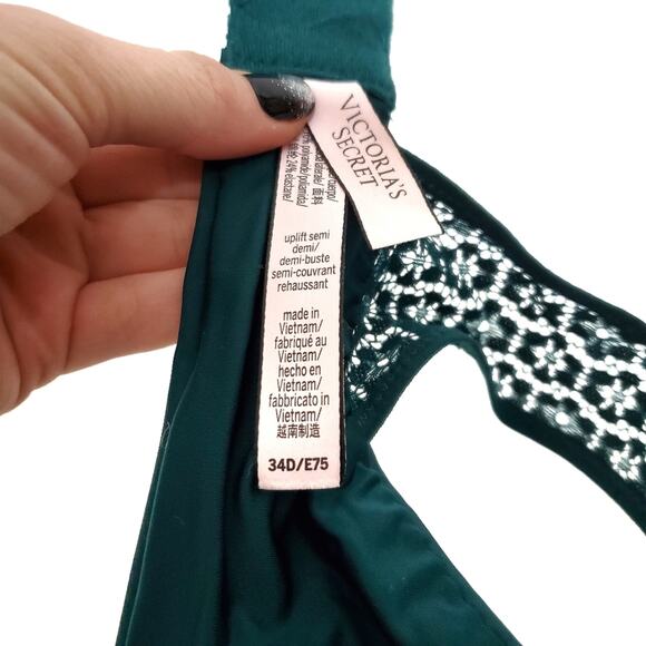 Victoria's Secret | Uplift Semi Demi Lace Back Bra - Picture 6 of 8